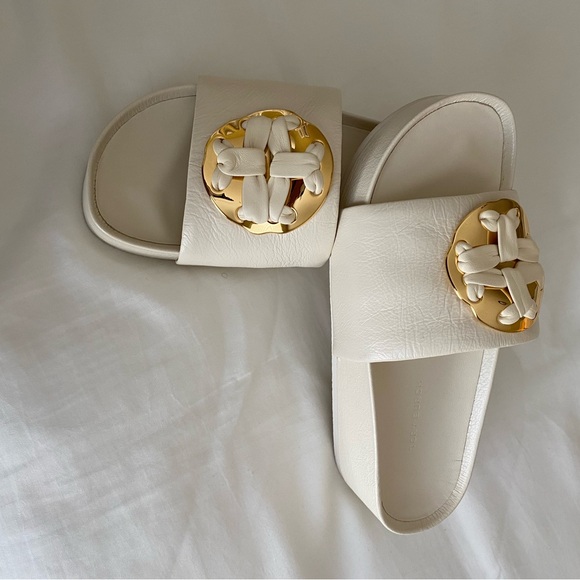 New!! Tory Burch platform Sandals Size 5 - Picture 2 of 6